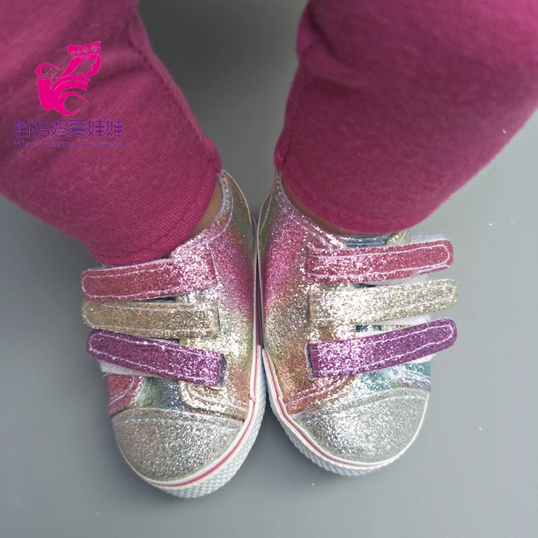 7 см кукольная обувь подходит для 43 см Новорожденные куклы Reborn baby Doll Shoes sneacker 18 дюймов Кукла спортивная обувь