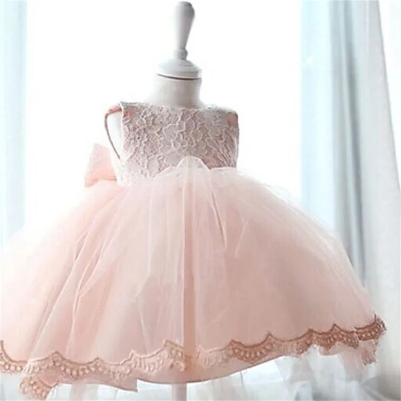 Newborn Baby Girl Christening Gown Kids Party Dress For Girl Wedding Puffy 1 Year Birthday Outfits Baptism Clothes Little girls dress,baby girl dress