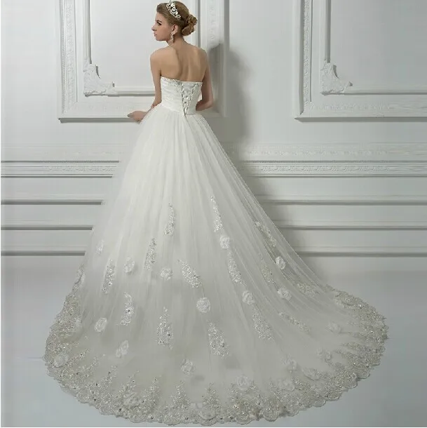 Wedding-Dress-2017-Bridal-Top-Lace-Flowers-maternity-Bridal-Gown-Vestido-De-Noiva-for-pregnant-women (2)