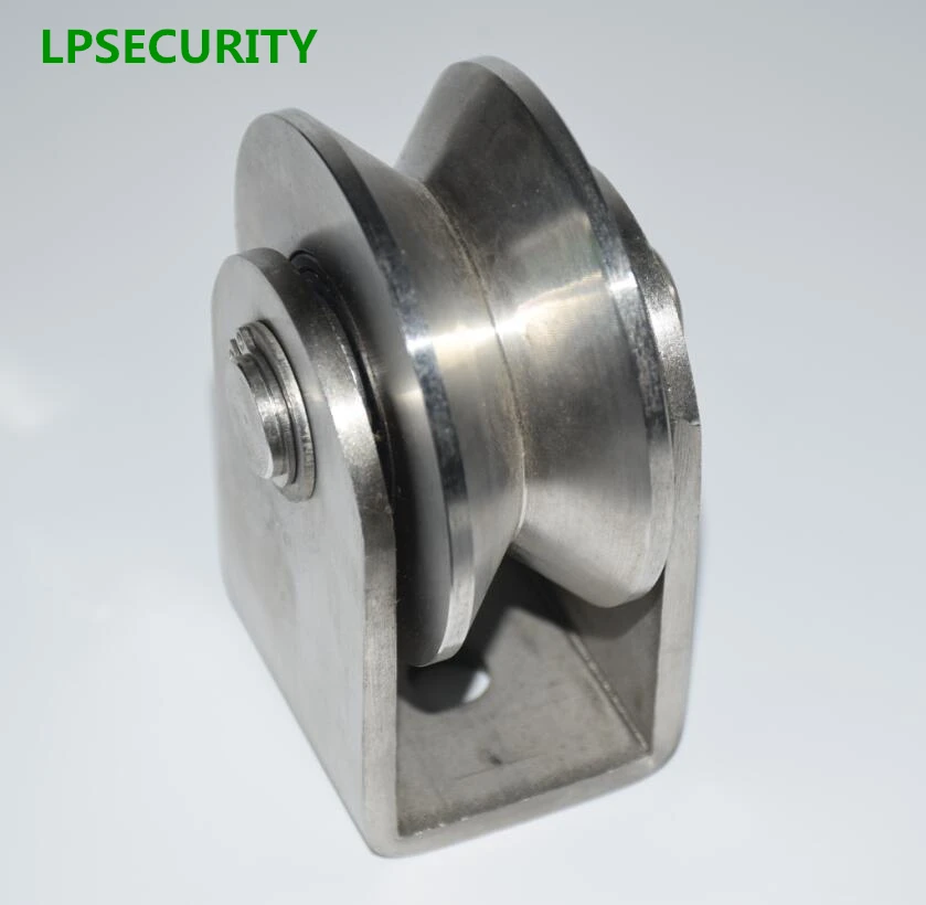 LPSECURITY 304 ss V U H groove роликовый шкив для качающихся/раздвижных ворот с колесом +