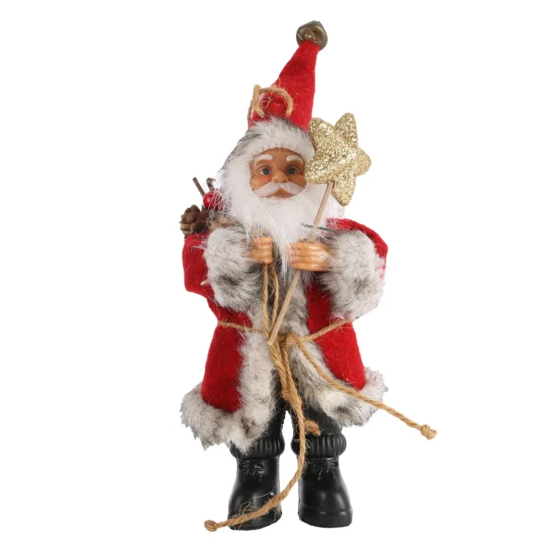 Santa Claus Snowman Elf Dolls Christmas Ornaments Merry Christmas Favor Party Decorations for New Year Gift Christmas Products - Цвет: RM