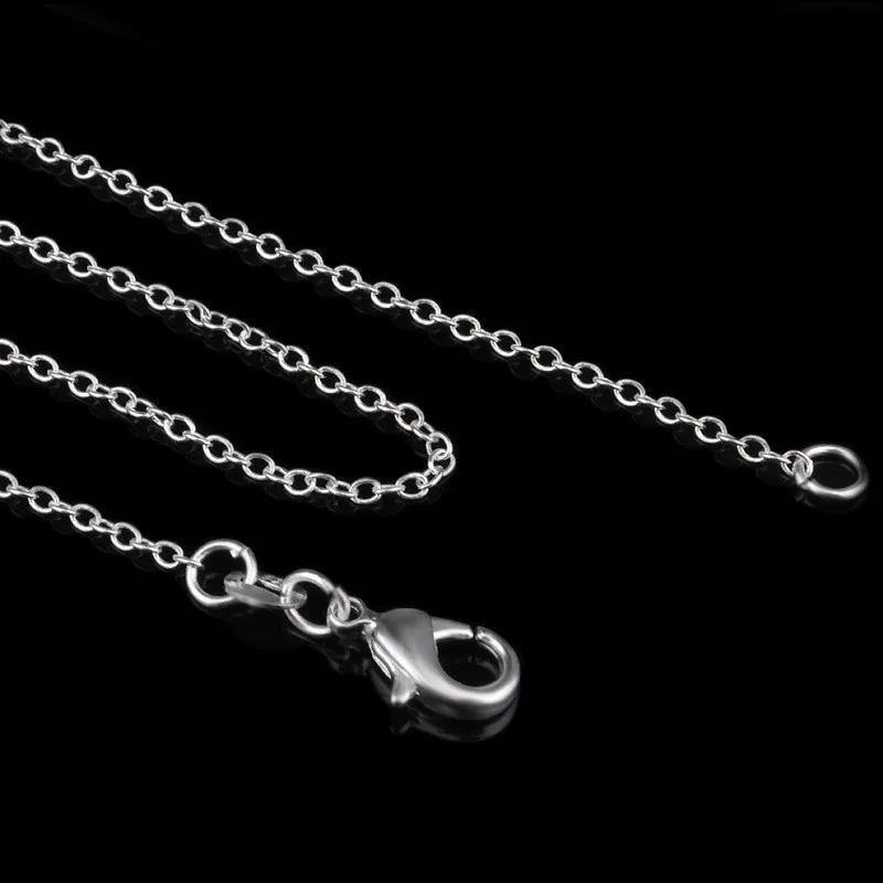 5 шт./партия, Стерлинговое Серебро 925 пробы, Классическая цепочка в виде змеи, ожерелье унисекс, модные серебряные ювелирные изделия, простая цепочка для подвески, колье