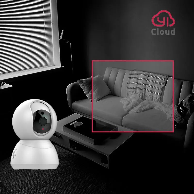 Speed Dome Camera 1080P Wireless Indoor Smart Security Home Cam Motion Detection Night Vision Two-Way Audio YI loT APP