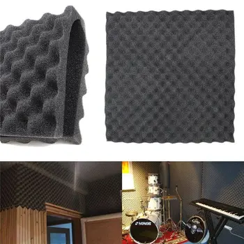 

50x50cm Acoustic Foam Treatment Sound Proofing Sound-absorbing Cotton Studio Room Absorption Wedge Tiles Polyurethane Foam