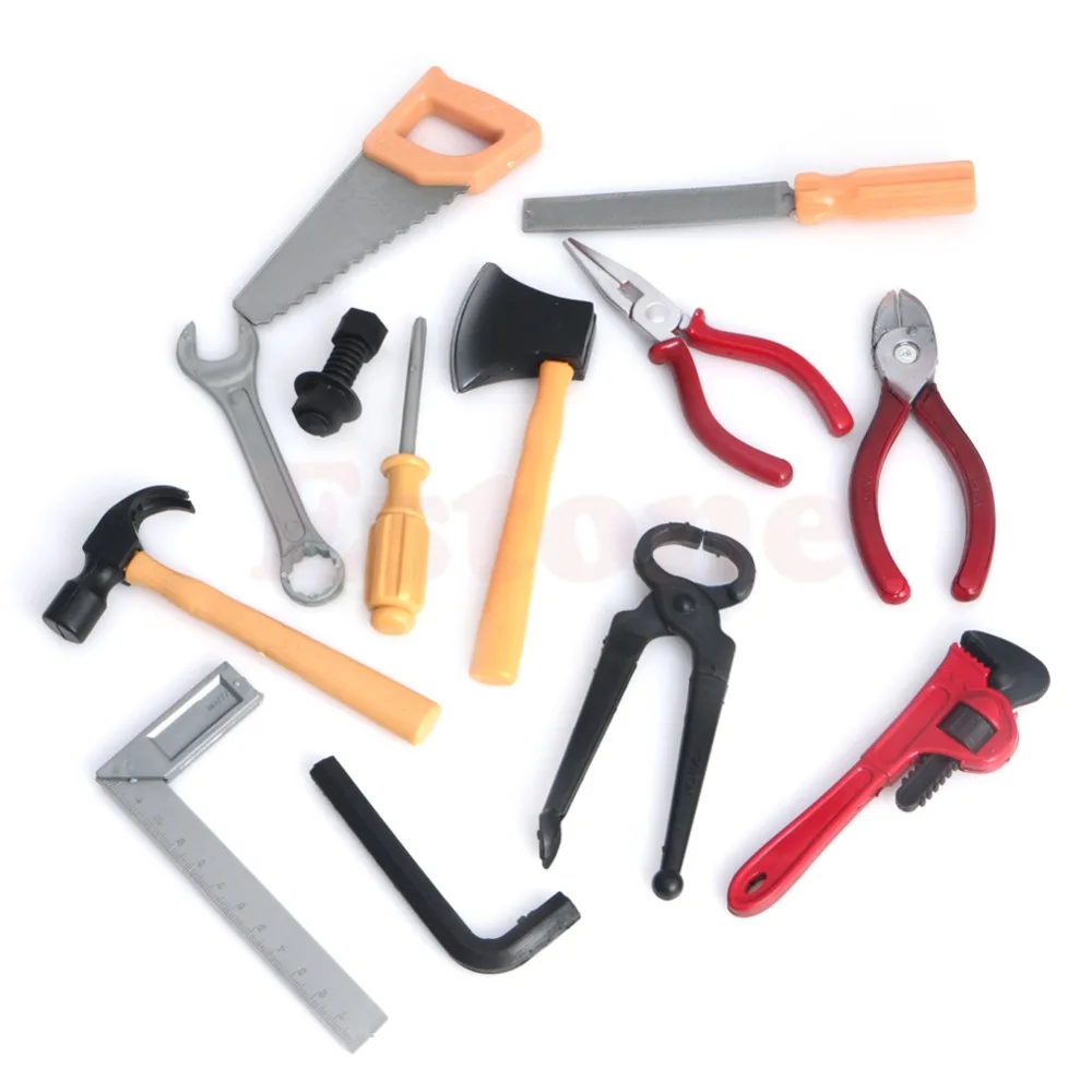 1 X New Plastic Building Tool Kits Set Kids Diy font b Construction b font Educational