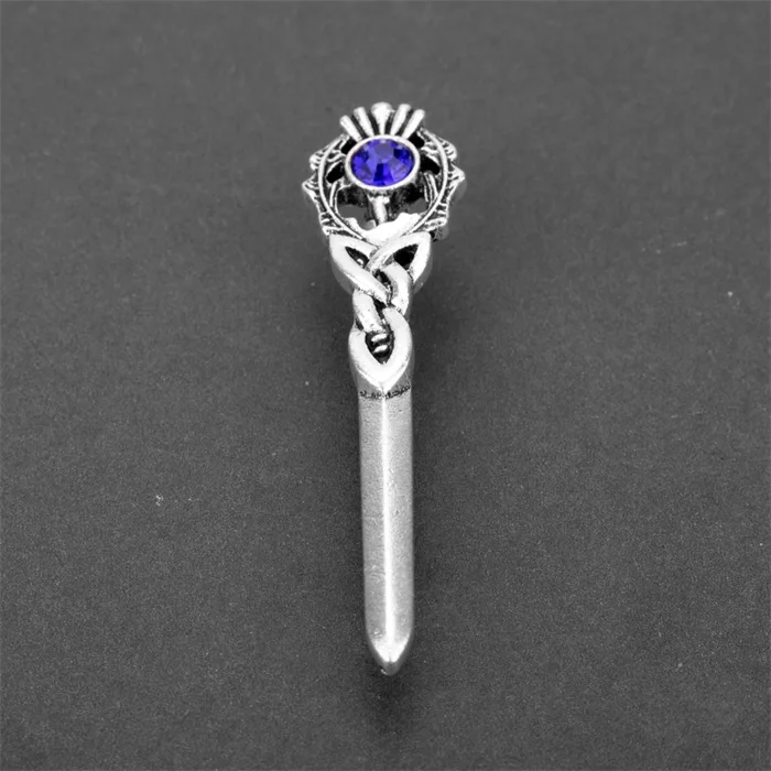 Модные ювелирные изделия Outlander брошь Thistle кельтские узлы Kilt Pin Брошь шотландский шарф с национальным узором Броши Викинг норвежский Женский Мужской - Окраска металла: 80