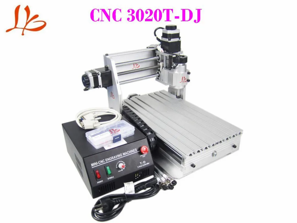 

220V 3 Axis CNC Cutting Machine Engraving Machine 3020T-DJ with 230W DC Spindle Trapezoidal Screw