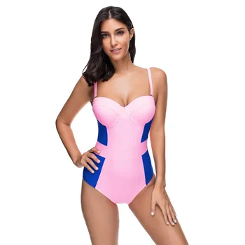 

Women Colorblock Panel Cutout Back Tie Bustier One Piece Summer Beach Wear Casual Sexy Club Top Clubwear Bodysuit Romper
