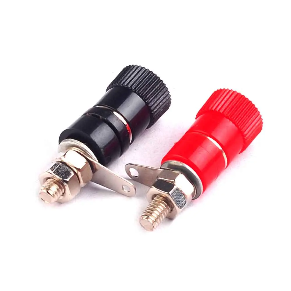 

10PCS/LOT Blocks JS-910B Jack Block For Banana Plug Black 5 + Red 5