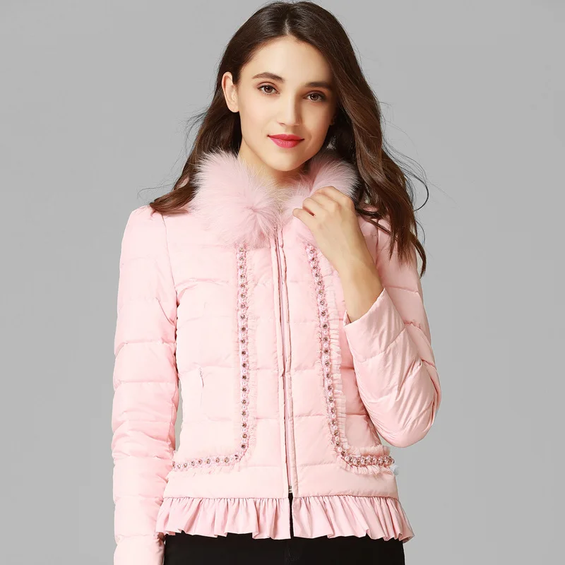 White Bas Manteaux Pour Veste En De Mince Msuzvp D'hiver Nouvelle Femme pqSUVMGz