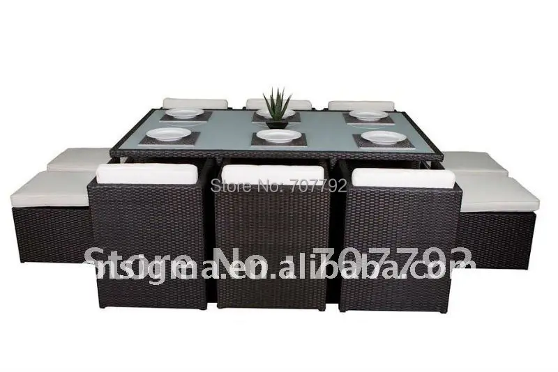 New Rattan/wicker Outdoor Table and Chair-in Garden Sofas from