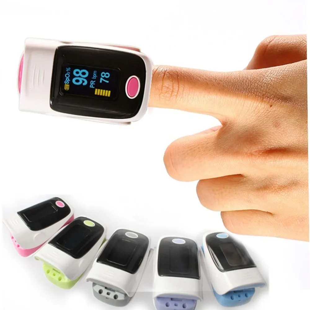 

Small Size Compact OLED Display Finger Fingertip Blood pressure monitor Medical Heart Rate Monitor Fingertip Pulse Oximeter