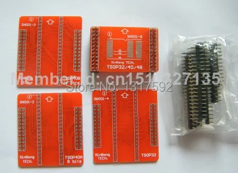 

Free shipping ! TSOP32 TSOP40 Sockets for TL866/TL866CS TSOP32/40/48 Adapters for TL866 Universal Programmer
