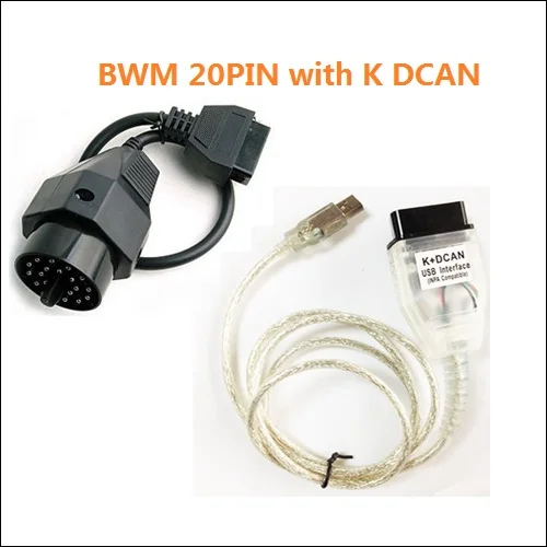 Для BM W INPAK can Inpa K Dcan USB OBD2 интерфейс INPA Ediabas для B MW с 20pin разъемом|Считыватели кодов и
