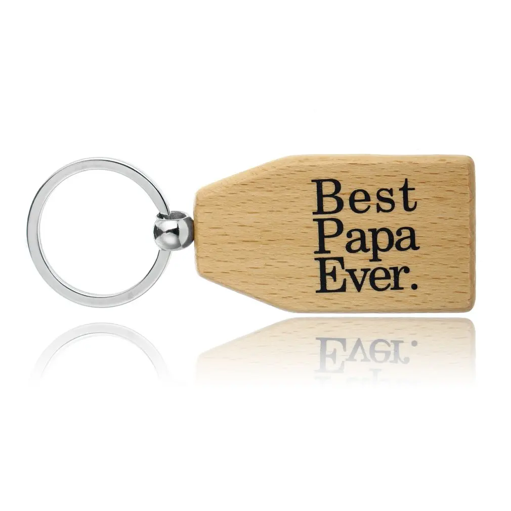 Деревянный брелок Love You More Best Dad Ever Nana с надписью Elk Crucifix модная Автомобильная