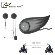 Moto Capacete Bluetooth Headset Intercom, Intercom helmet headset para bicicleta