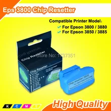 Para epson 3800 redefinição do chip resetter chip do cartucho e chip de tanque de manutenção