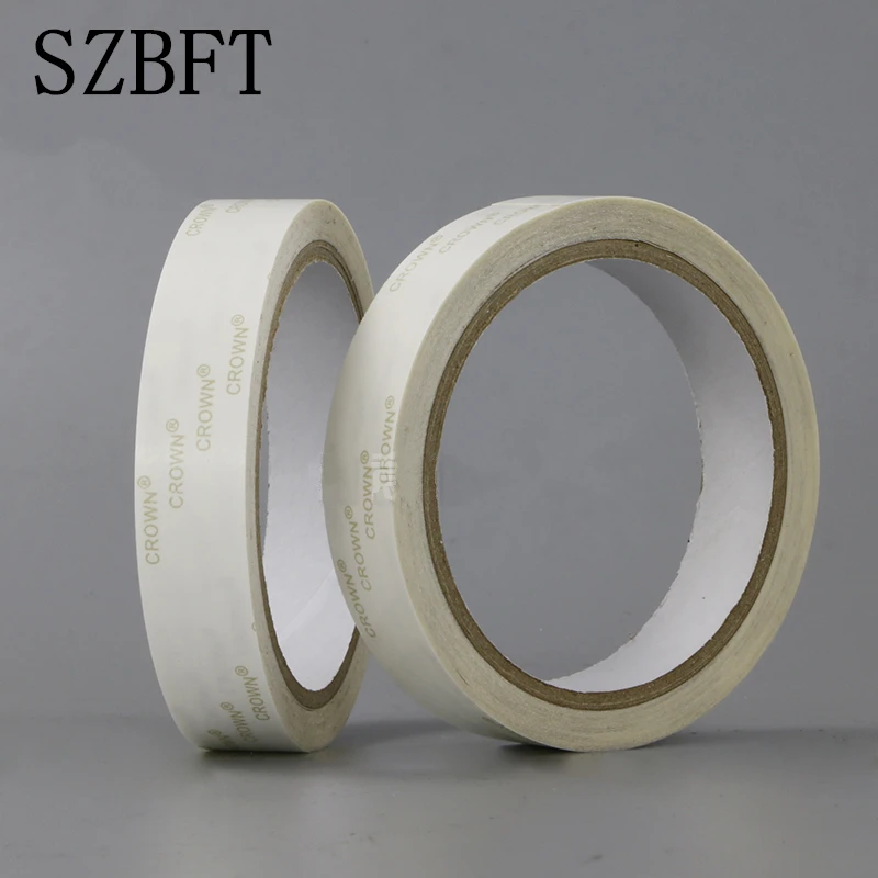 SZBFT 1,2 см-6 см х 10 м сильная ультратонкая прозрачная ПЭТ Высокая температура двусторонняя клейкая лента бумага