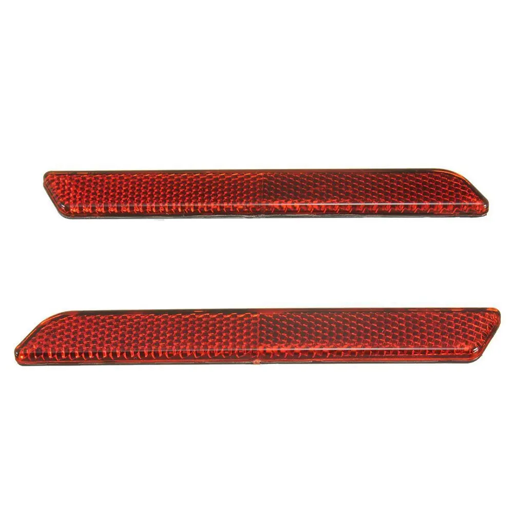 2x Red Reflectors For Harley Latch Lock Covers Hard SaddleBags Side Visibility | Автомобили и мотоциклы