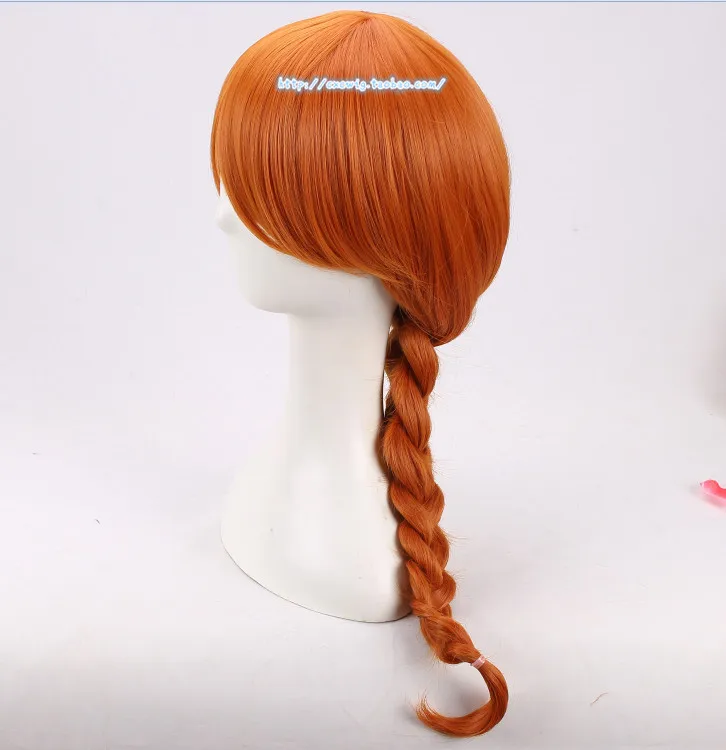 Фильм балерина Felicie Milliner оранжевый длинный косичка парик косплей парик ролевые игры Felicie оранжевый заплетать волосы в косу костюмы с шапкой для волос
