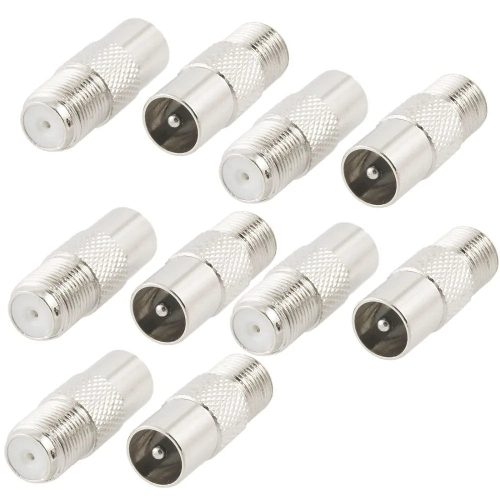 100 шт. IEC DVB T TV PAL папа к F гнезду RF коаксиальный разъем адаптера|tv rf connector|tvtv television |