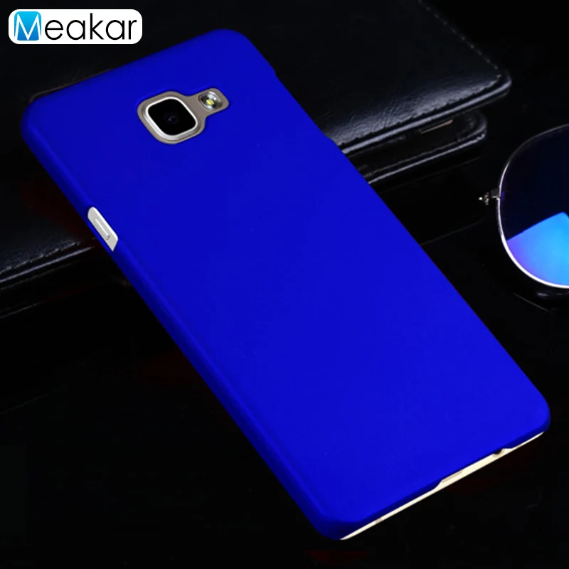 Coque 5.5For samsung Galaxy A7 чехол для samsung Galaxy A7 A710 A710F A710m A7100 SM-A710F чехол-лента на заднюю панель - Цвет: blue