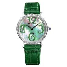 FLAMING GAGA Series High Quality 2 Models Miyota Quartz Watches Women Wristwatches Dress Watch with Shell