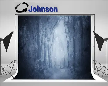 

forest snow winter tree photography studio background Vinyl cloth High quality Computer print wall backdrops