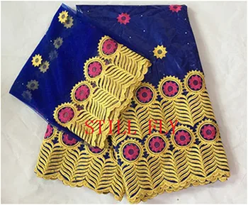 

Guinea brocade fabric latest bazin riche brocade 2019 high quality lace bazin riche fabric bazin brode lace fabric 5+2yards/lot
