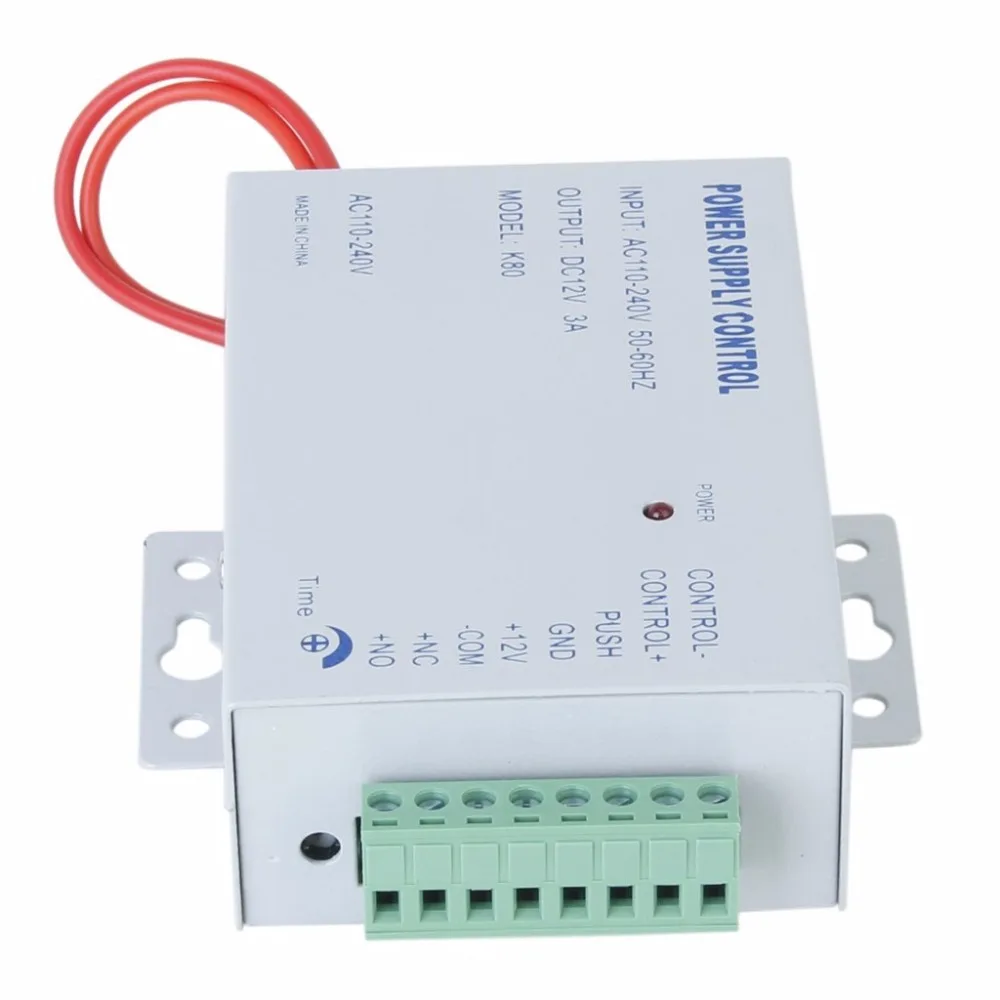 SmartYIBA AC 110-240 V к DC 12 V 3A блок питания для домашней двери контроль доступа входа системы по всему миру напряжения