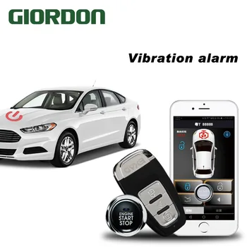 

General motors accessories PKE keyless access system mobile phone one key start remote start intelligent anti-theft alarm