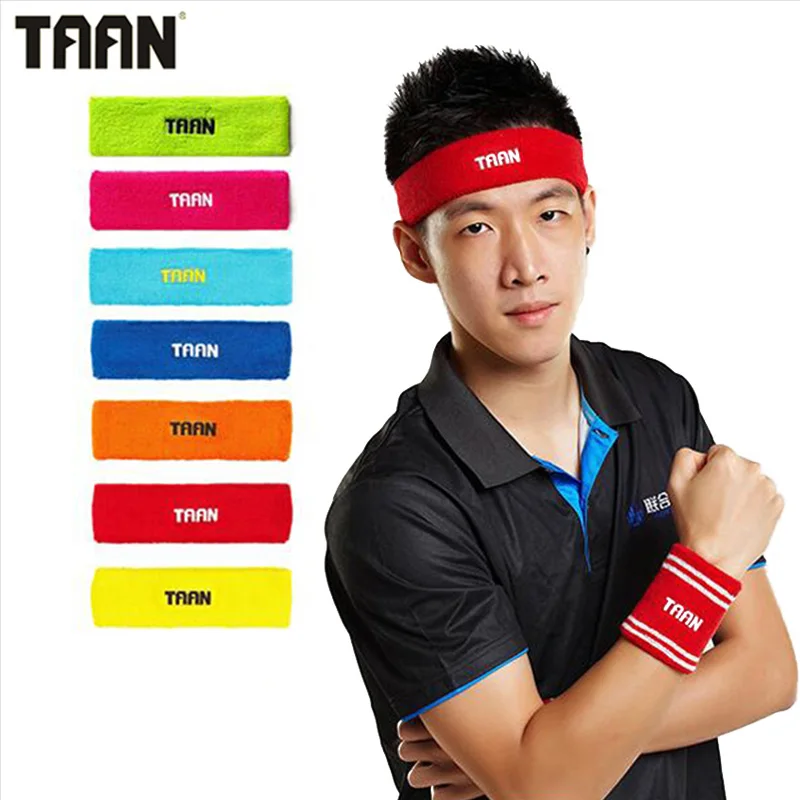 Original TAAN Brand Badminton Sweatband 100 Cotton Basketball Headband