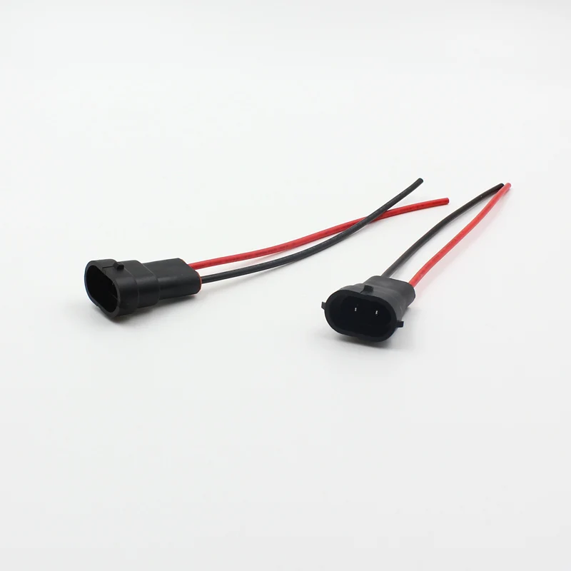 H8 H11 881 LED Lamp socket H8 H11 female sockets male connector Headlight Bulb Male Wire Harness Connector Wiring socket