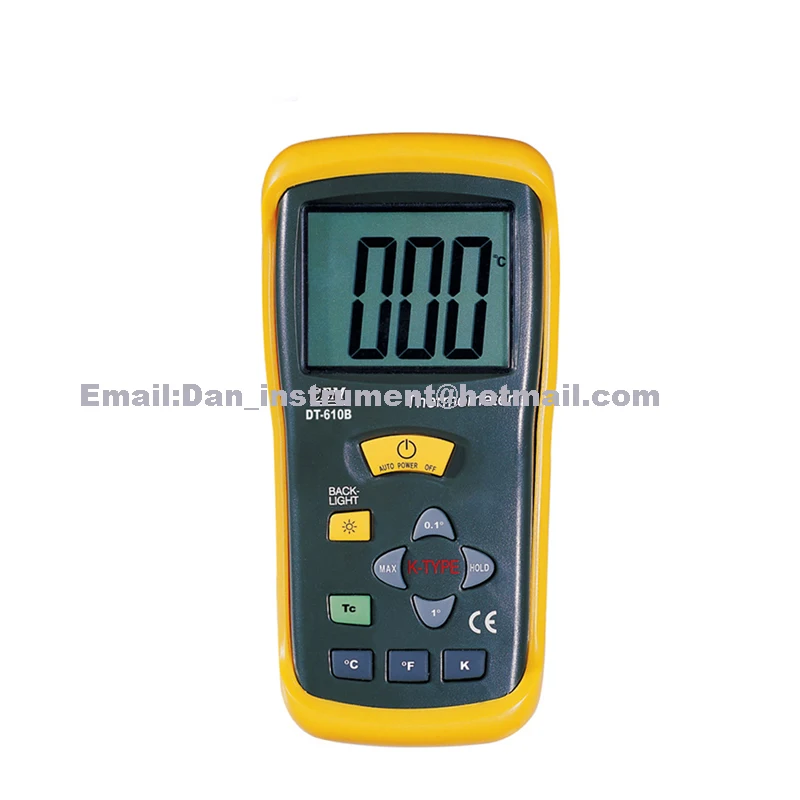 DT 610B thermometer portable pyrometer ,K type temperature probe-in ...
