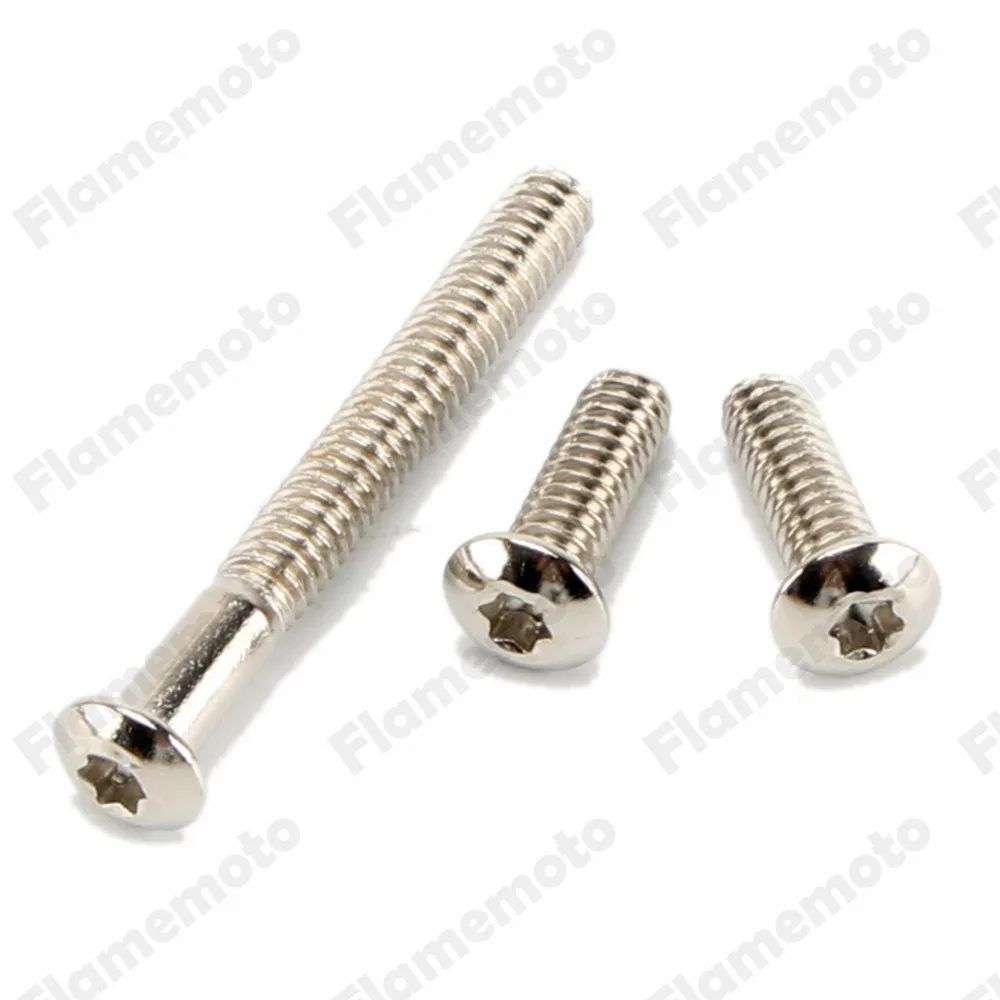 

Motorcycles 3pcs Stainless Steel Windscreen Windshield Trim Torx Bolts Kit For Harley Touring Electra Glide 2014-2016 UNDEFINED