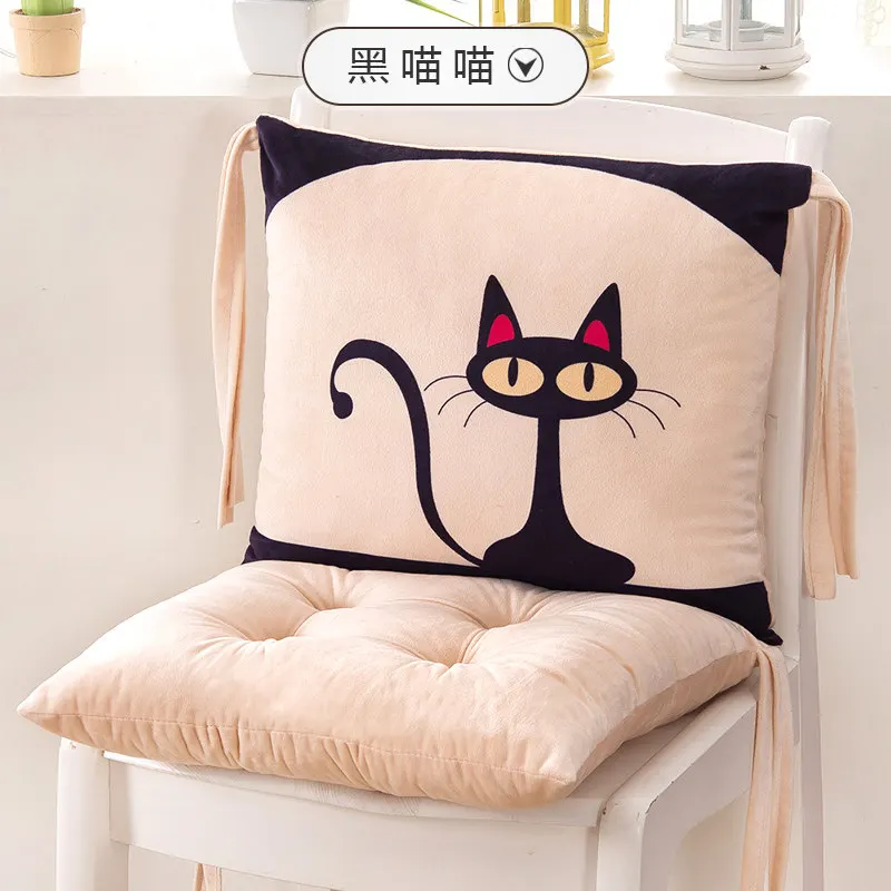 

Cartoon Conjoined Chair Cushions For Kitchen Seat Cushion For Office Chair Colorful Sofa Pad Multicolor Back & Seat Pillow Mat
