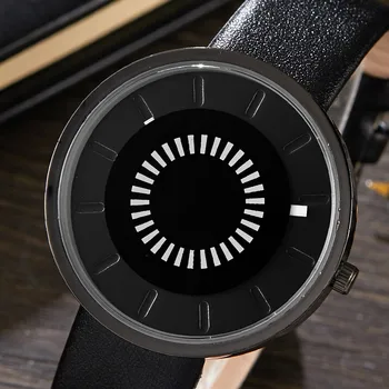 

Creative Unique Turntable Watch Men Quartz Men Wrist Watch For Male Simple Design Quartz Clock Men Watches Relogio Masculino