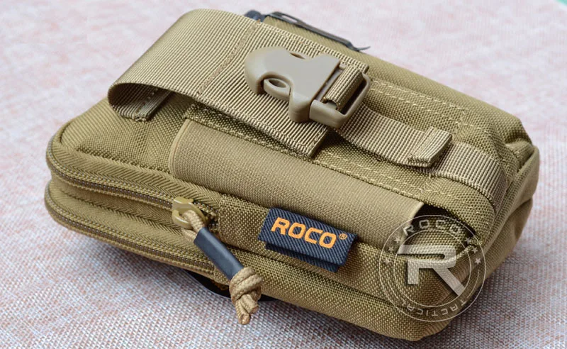 ROCOTACTICAL Высокое качество Молл Тактические Талия пакеты, изготовленные из Cordura нейлон EDC Молл военная сумка для охоты с Бесплатный Пояс кольцо