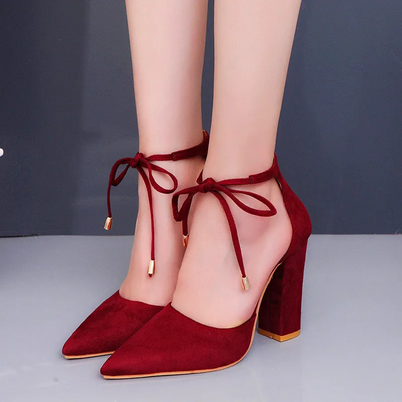 

2019 Spring and summer new pointed head with large size shoes