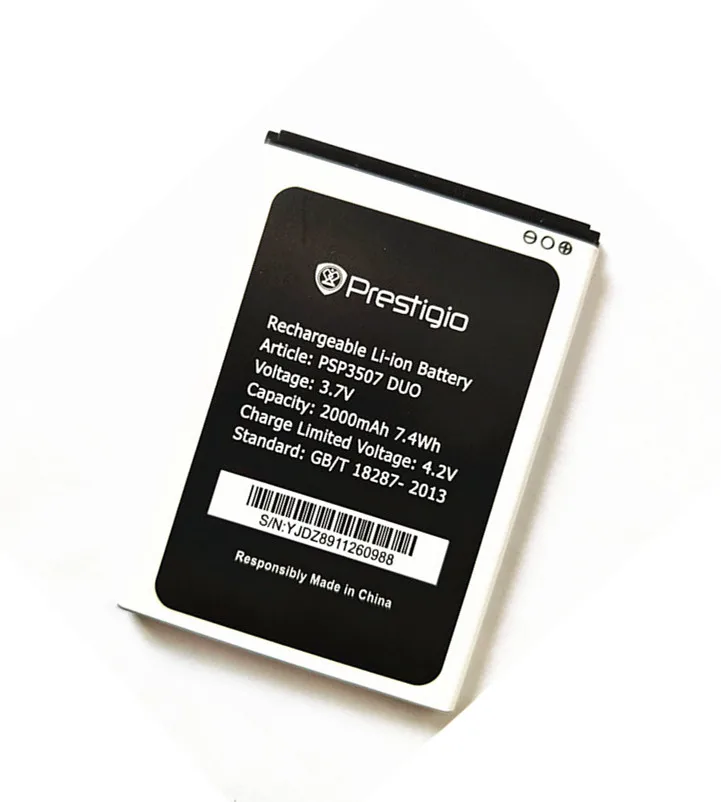 B TAIHENG Новый 3 7 V 2000mAh PSP3507 PSP3527 Аккумулятор для Prestigio Wize N3 PSP3507DUO PSP3527DUO PSP5502 Muze A5