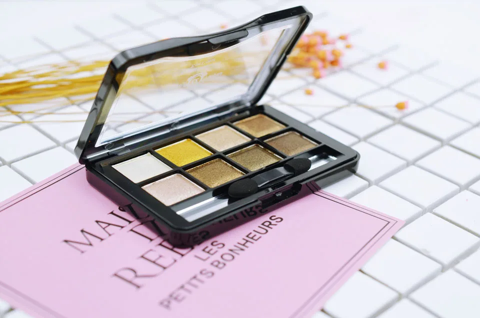 LOVE ALPHA Bright Diamond 8 Color Eye Shadow Palette Pigment Cosmetic Long Lasting Eyeshadow Palette Matte Diamond Eyes Makeup (7)