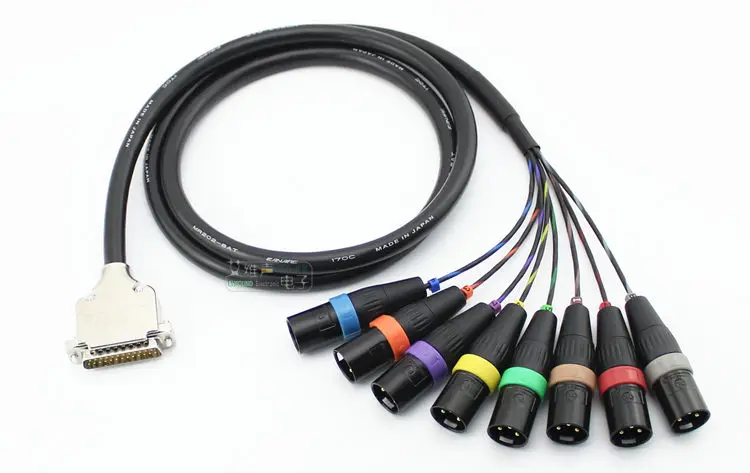 Кабель Canare 8 каналов DB25 XLR мужской Змеиный кабель с Neutrik Gold|Компьютерные кабели и