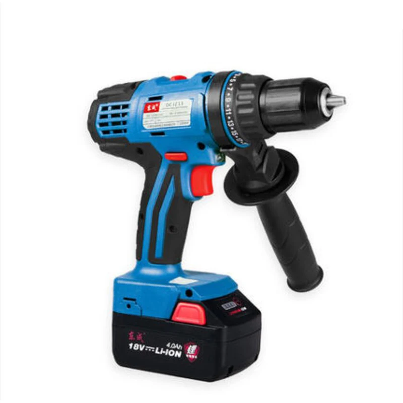 Dongcheng 18-Volt Max DC Lithium-Ion Battery 14mm 2-Speed Electric Cordless Drill Mini Screwdriver Impact Power Driver Dongcheng 18-Volt Max DC Lithium-Ion Battery 14mm 2-Speed Electric Cordless Drill Mini Screwdriver Impact Power Driver