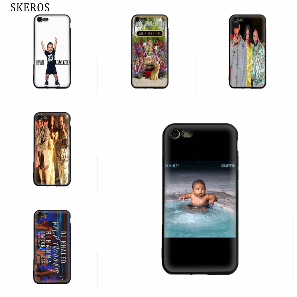SKEROS DJ Khaled подвиг. Rihanna и Брайсон Тиллер телефон для Iphone X 5 5S Se 6 S 7 8 плюс # oa439 |