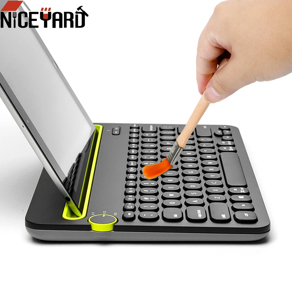 

NICEYARD 13cm Length Dust Cleaner Tool Cleaning Repair Tool Soft Nylon Brush for Computer Keyboard Cell Phone Tablet PC