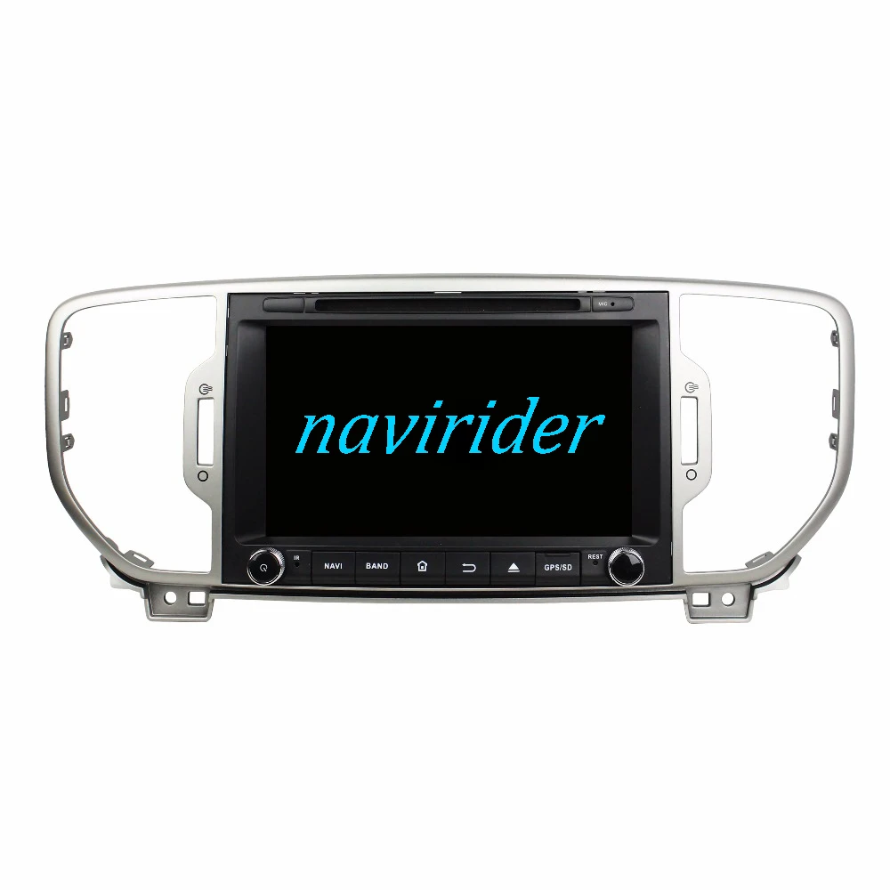 Sale Navirider Android 8.0 radio tape recorder octa Core 4GB RAM 32GB rom with IPS screen for KIA Sportage 2016 head unit 0