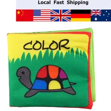 Детские обучающие и обучающие игрушки животные еда цвет познавательная книга младенец раннее развитие ребенка обучающие игрушки дети juguetes детская книга