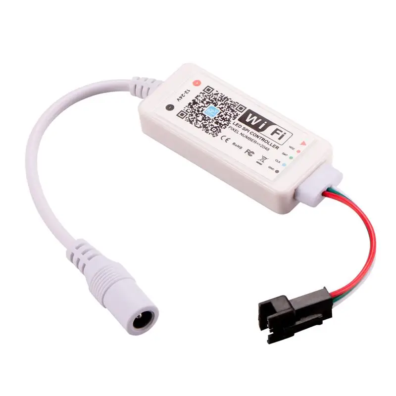 Лидер продаж DC12-28V мини Wi Fi RGB/RGBW музыка контроллер светодио дный LED Цвет Изменение Lightsfor полосы света