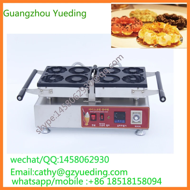 

Manual donut machine 4pcs electric donut making machines for sale