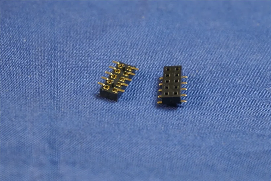 10 шт. 0 079 &quot2 мм 2x5 Pin гнездо для заголовка PCB Низкий профиль высота 2 20